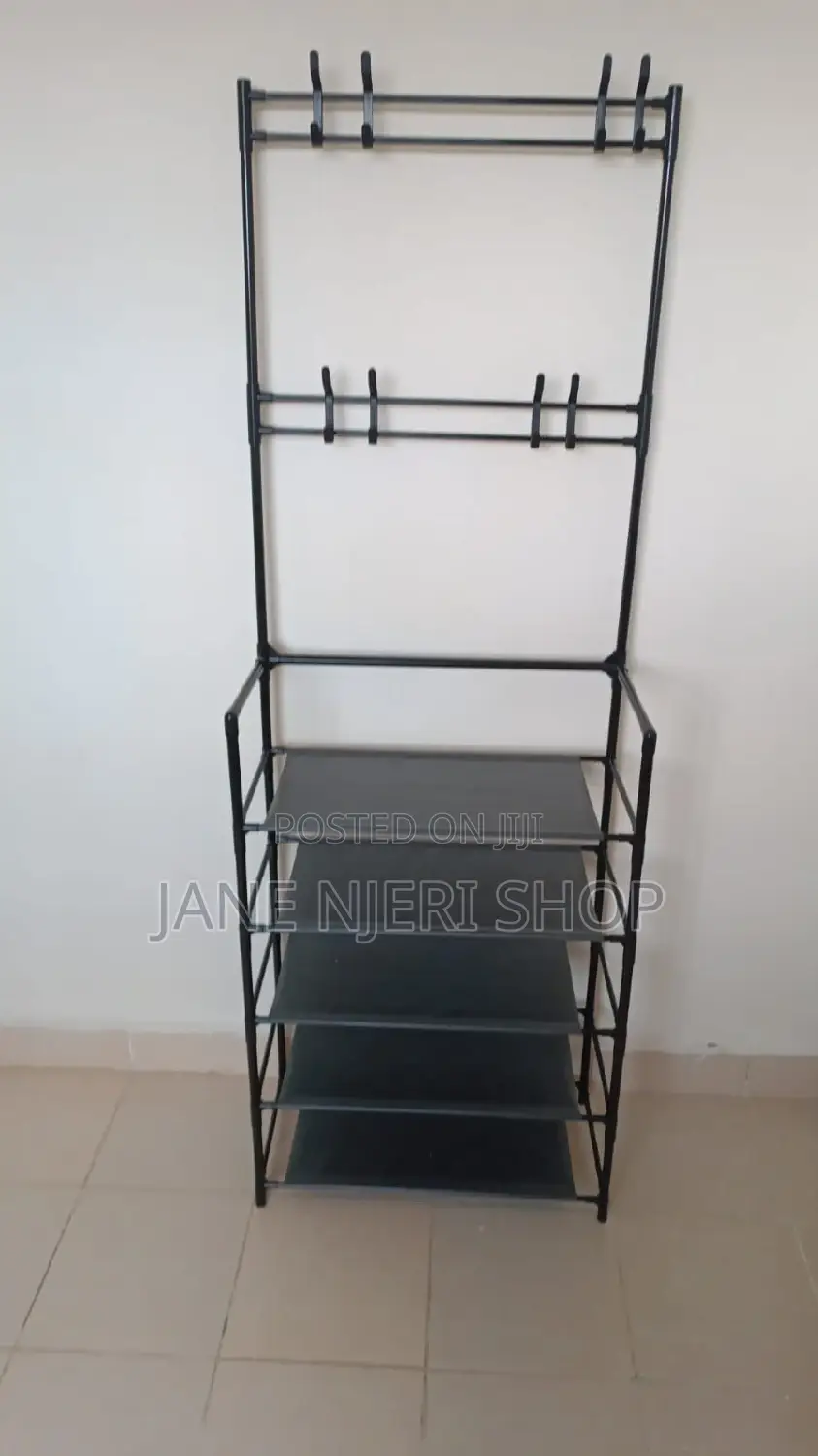 Multi Function Shoe Rack With Hunger