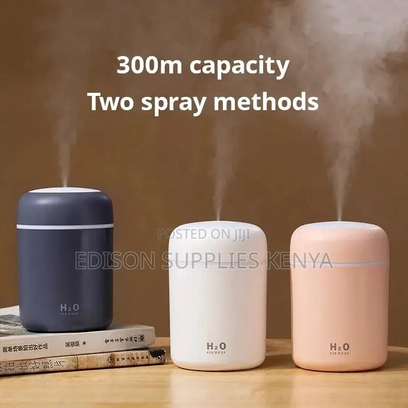 Air Humidifier / Essential Oil Diffuser 300ml - Free Filter