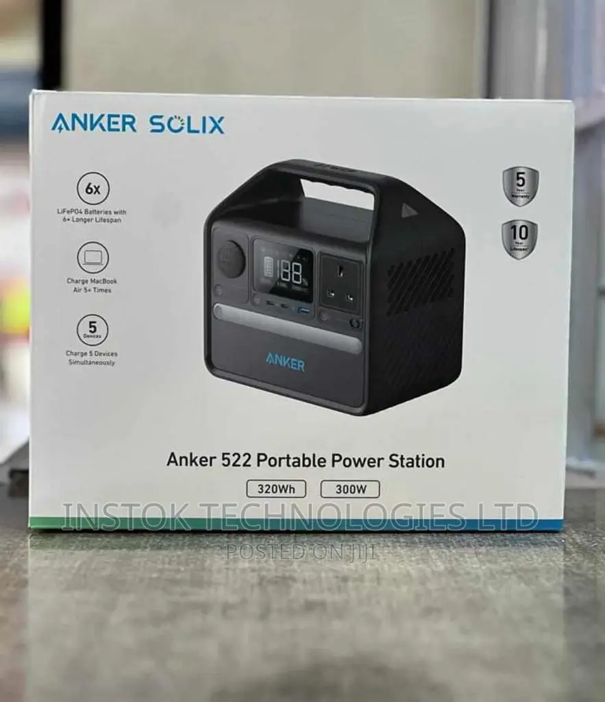Anker SOLIX 522 Portable Power Station 300wh