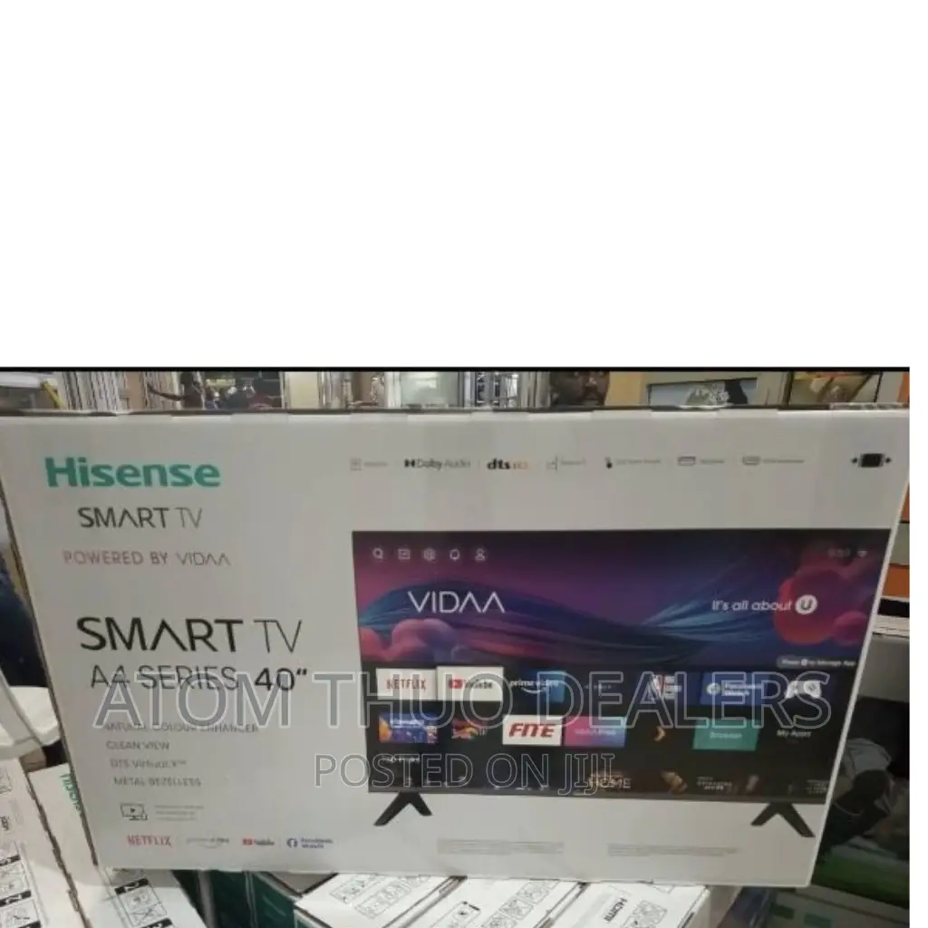 Hisense 40 Inches A4 Series Smart Frameless Tv