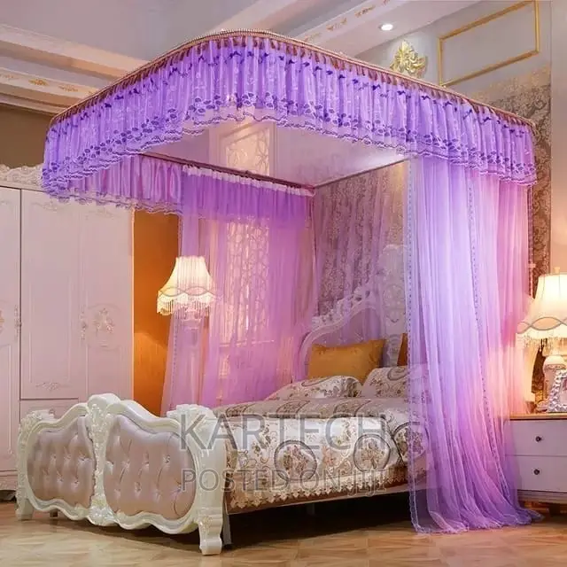 Two Stand Mosquito Net With Sliding Rails