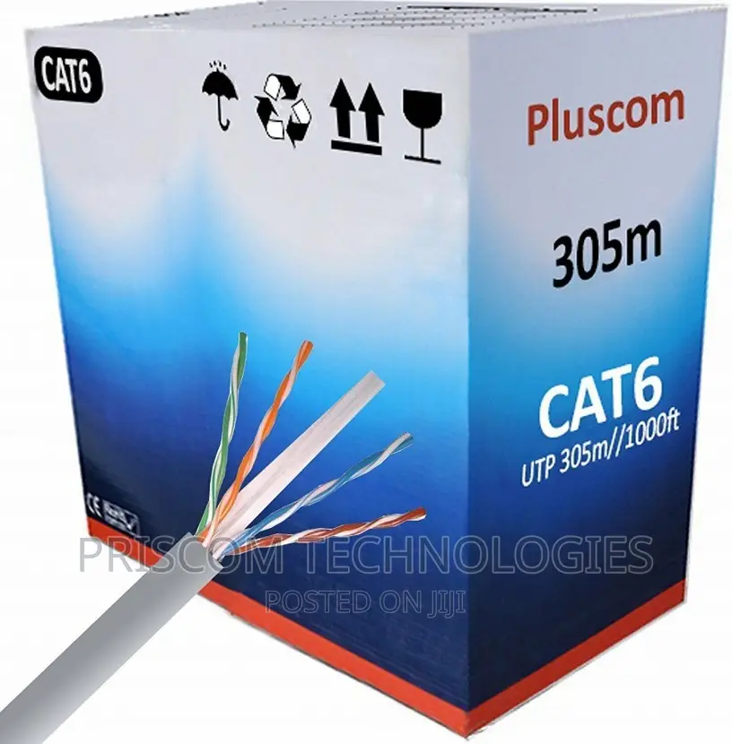 Ethernet CAT 6 Cable 305M, Lan Network Cable Cat 6