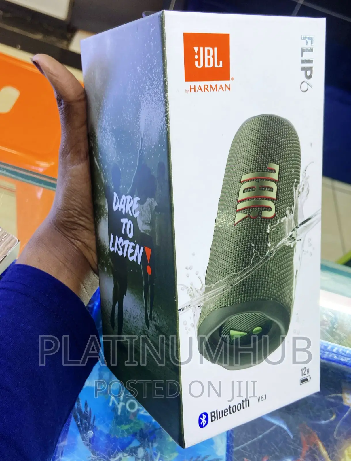 Jungle Green Flip 6 Speaker