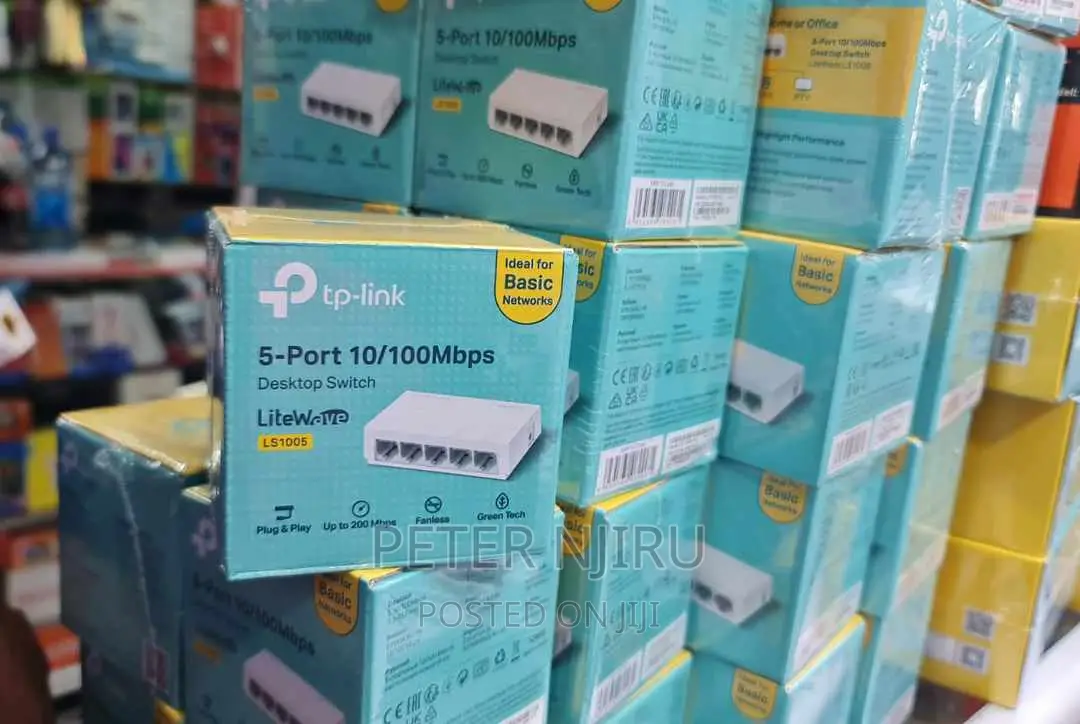 Tp-Link 5-Port 10/100 MBPS Desktop Switch (TLSF1005D) +1 Pos