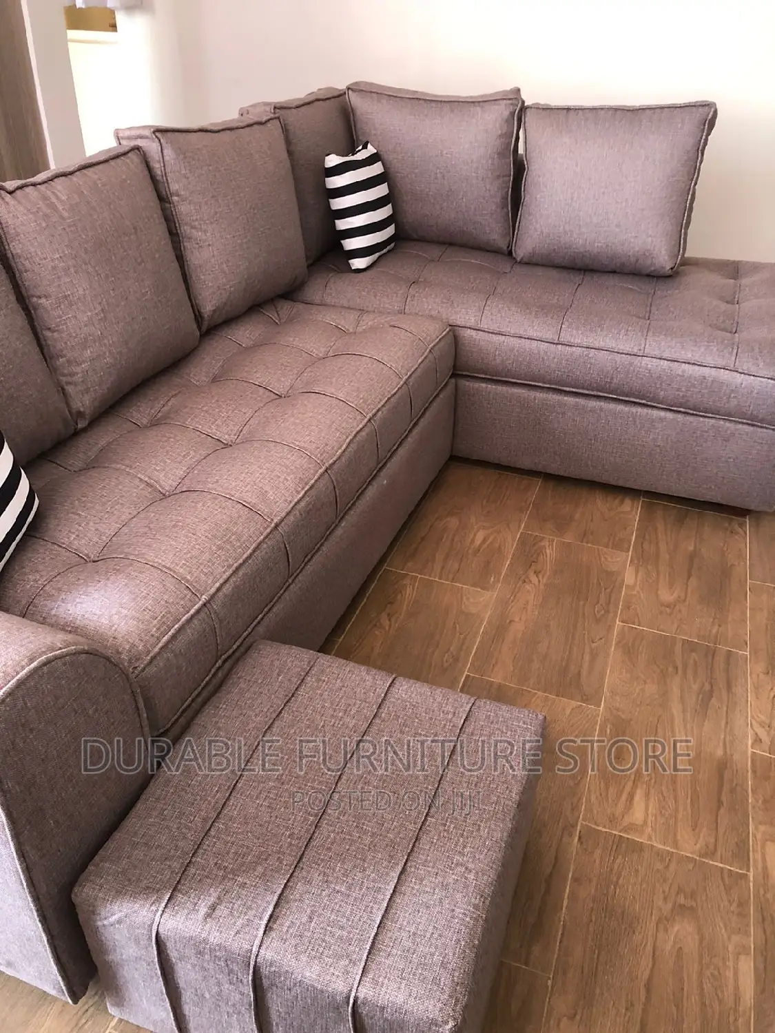 6 Seater Coner Seat Sofa and a Table