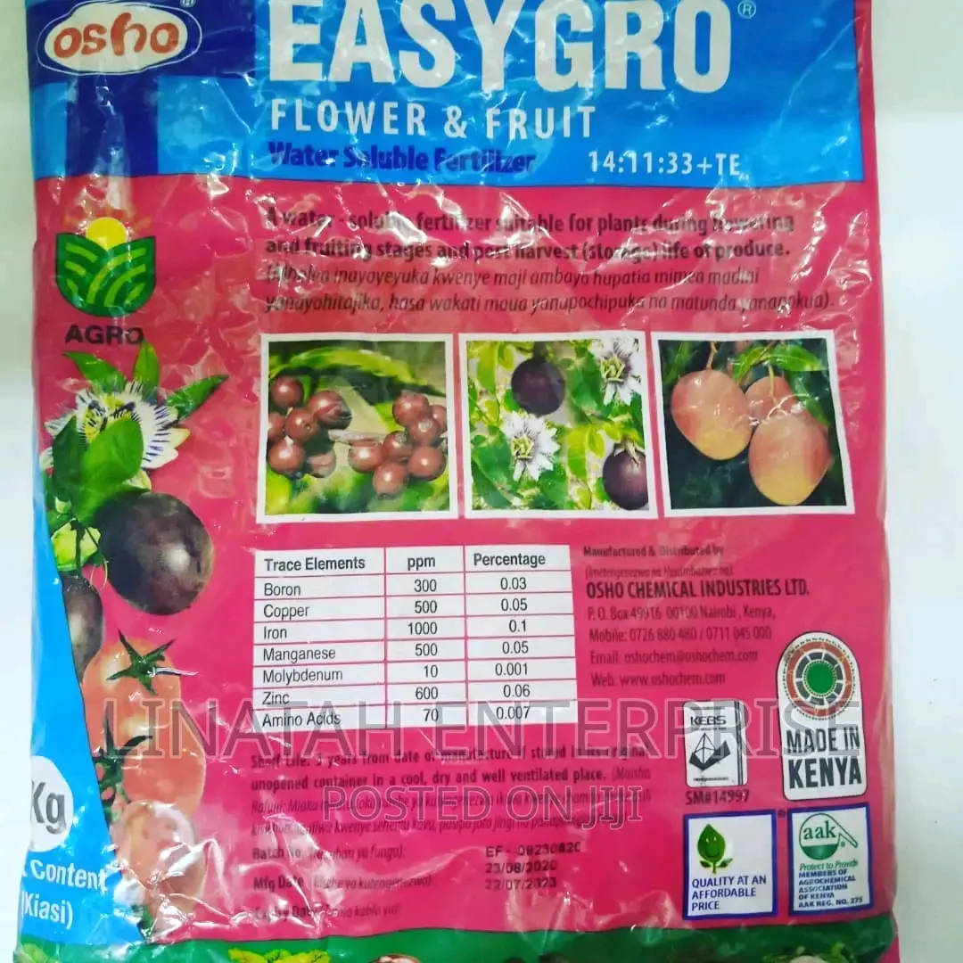 Easy Grow Fruit and Flowers N.P.K 14:11:33+ Te 1kg
