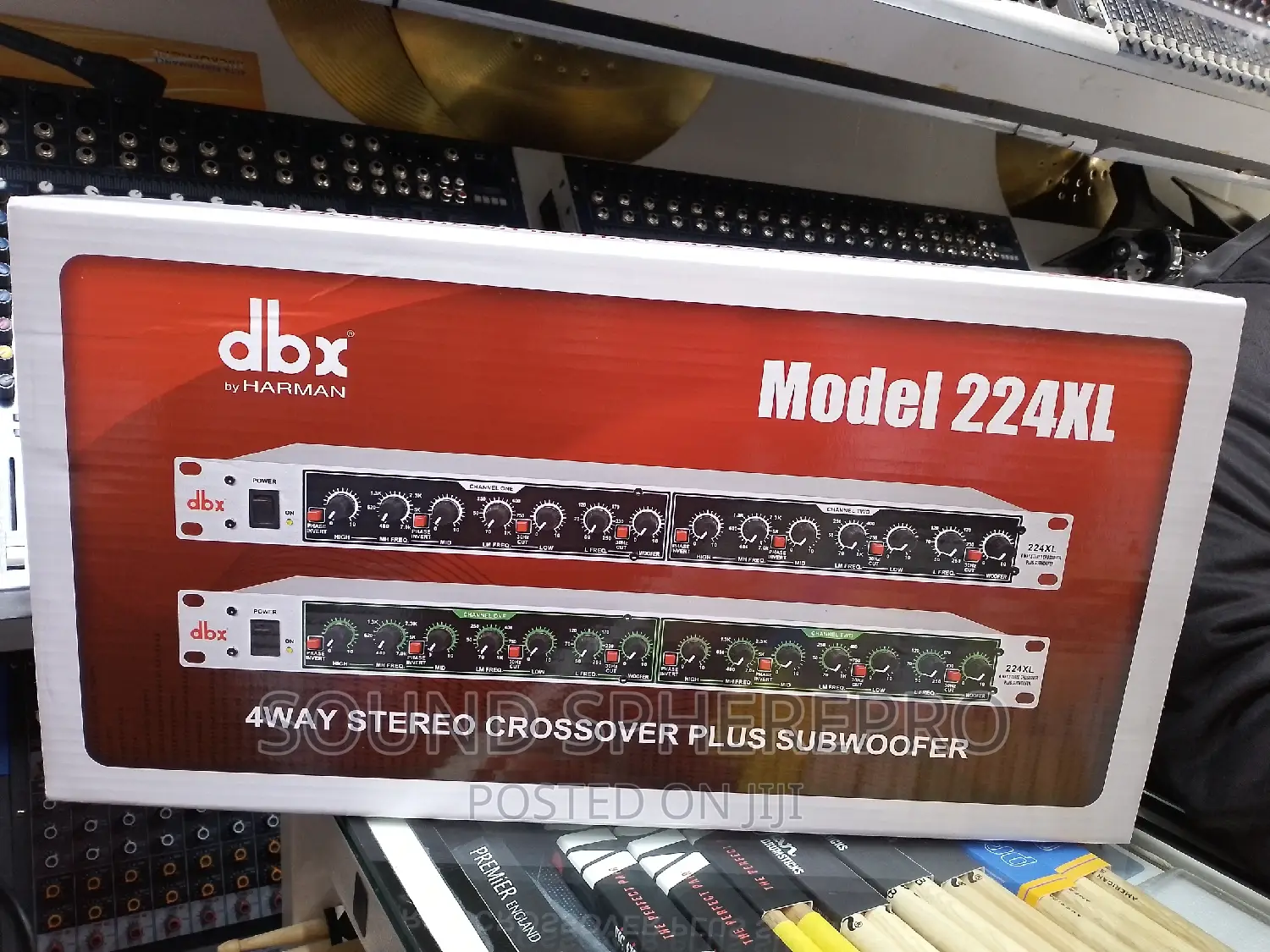 DBX 224XL 4ways Stereo Crossover With Subout