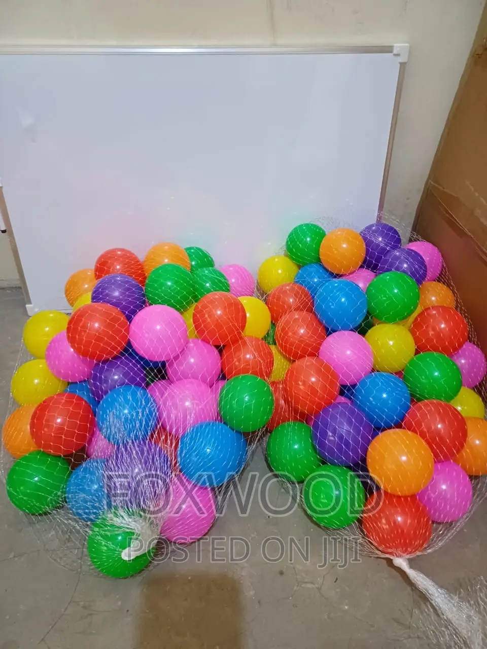 Plastic Mini Play Balls Multi Vibrant Colors a Pack of 50pcs