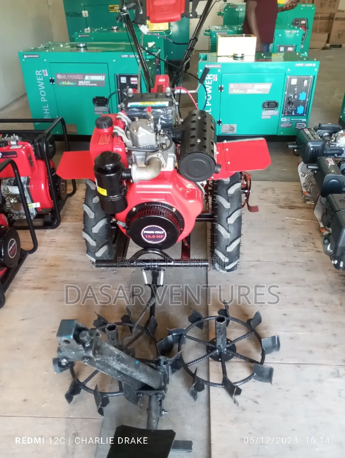 Agricultural Tiller Machine 16hp