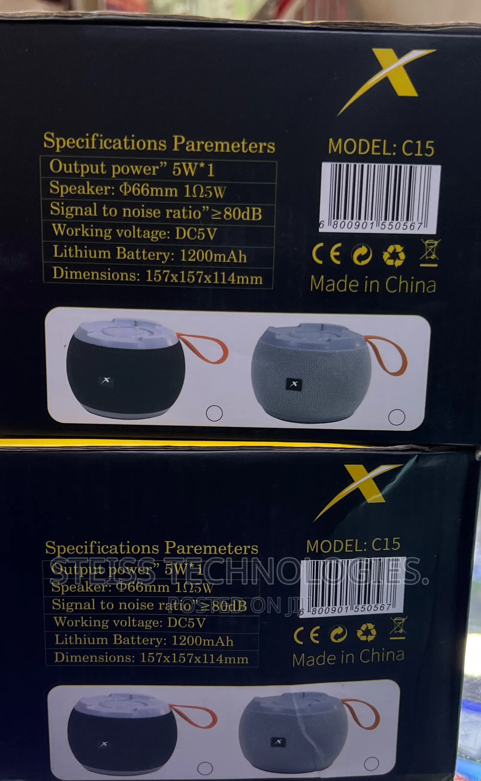 C-15 Portable Bluetooth Speaker