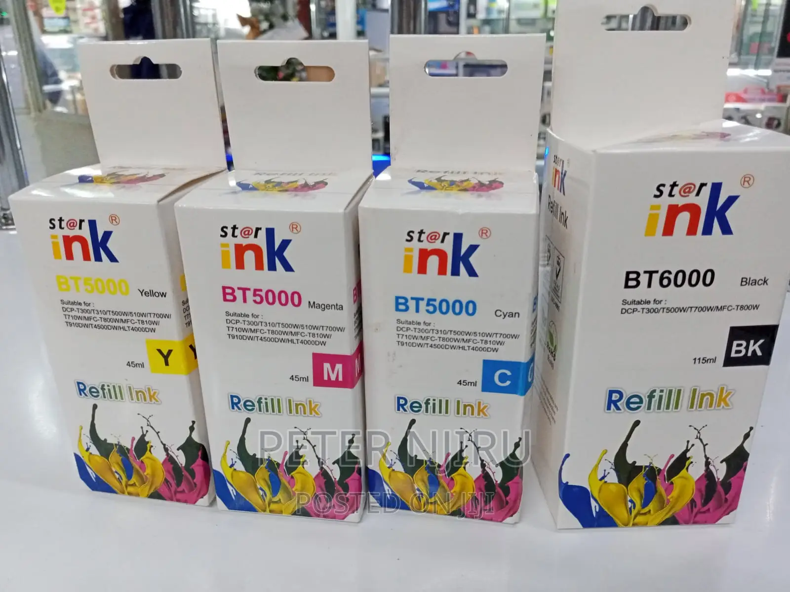Original Inks for Inkjet Brothers Printer Bt5000