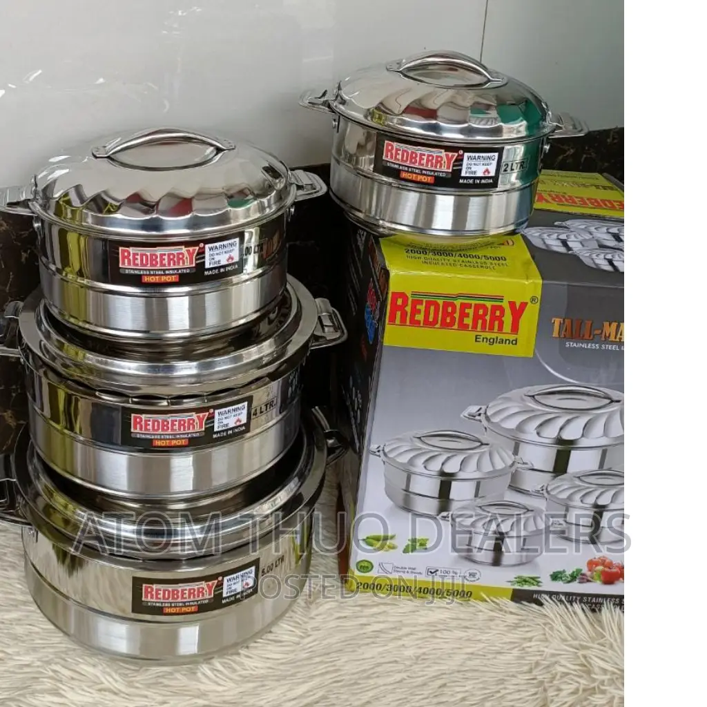 Red Berry Tall Max Stainless Hot Pot