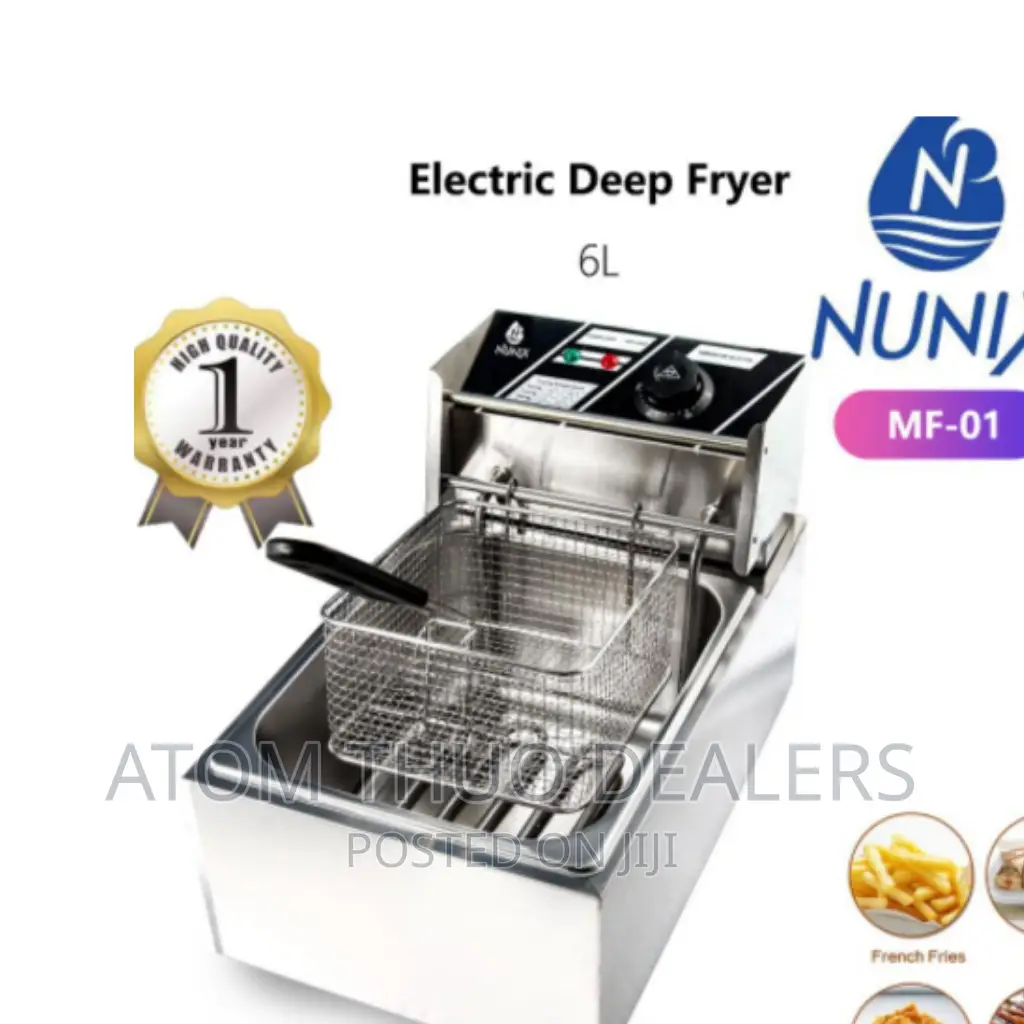 Nunix 6 Litres Single Electric Deep Fyer