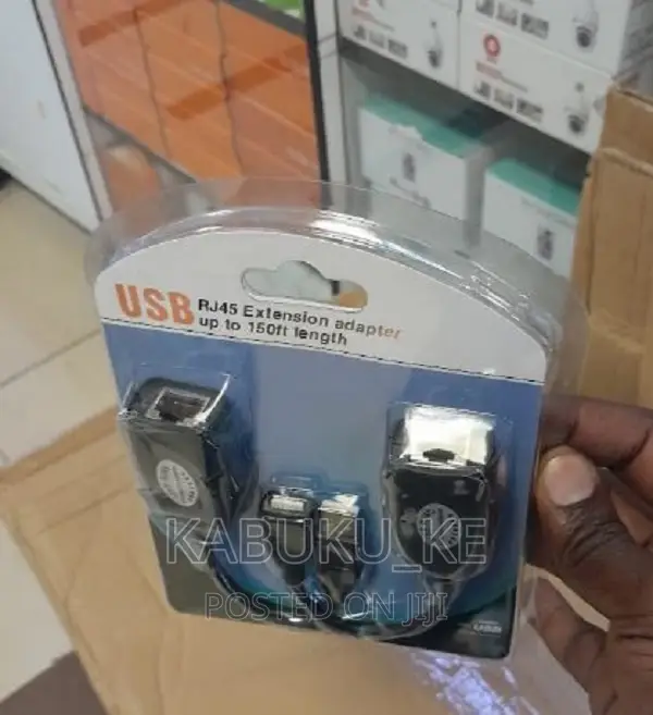 USB Extender Adapter 50m Single RJ45 Ethernet CAT5E 6 Up To