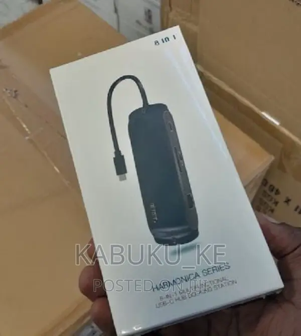 8 in 1 USB C HUB Harmonica Docking Station