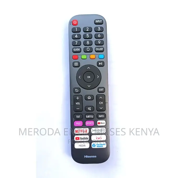 Hisense Smart T,V Remote Control Wit Sports