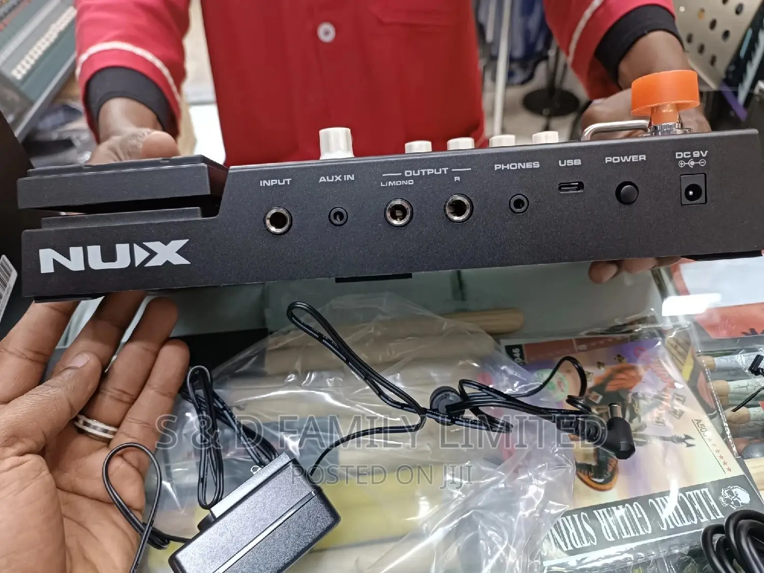 Modeling Bass Guitar Effect Nux Mg-400