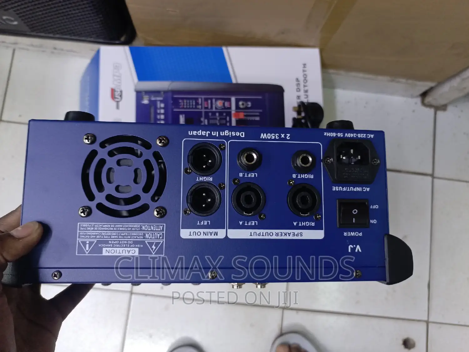 Powered Mixer 4 Channels Maxs