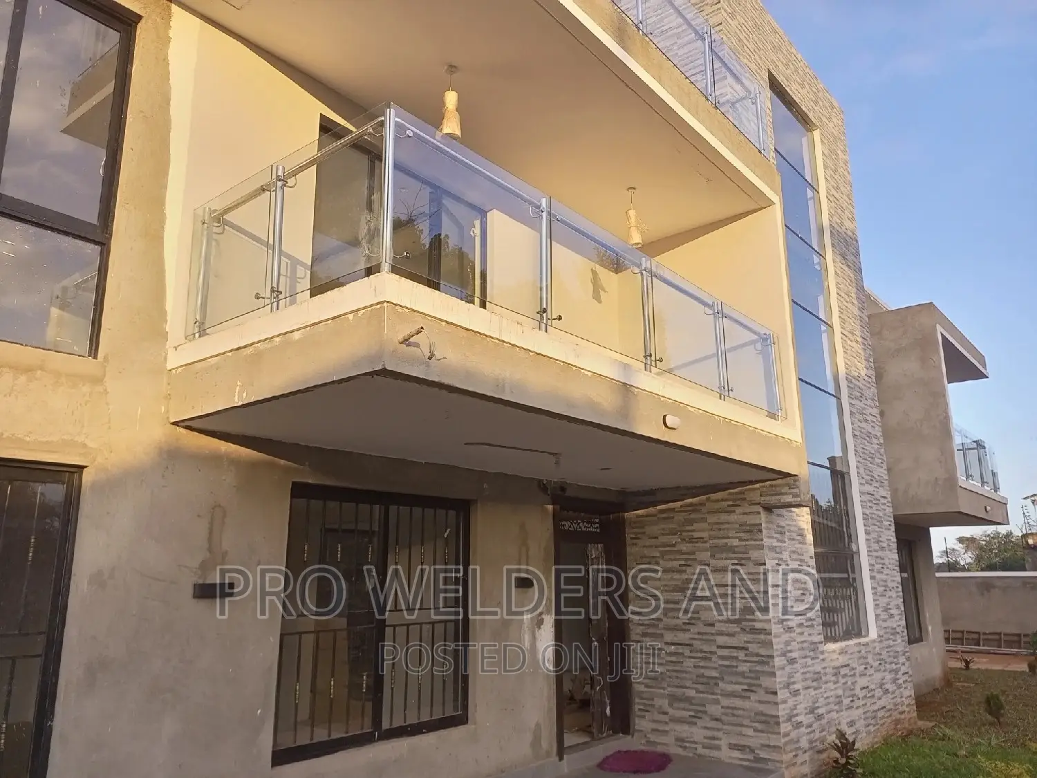 Stainless Steel and Glass Balconies
