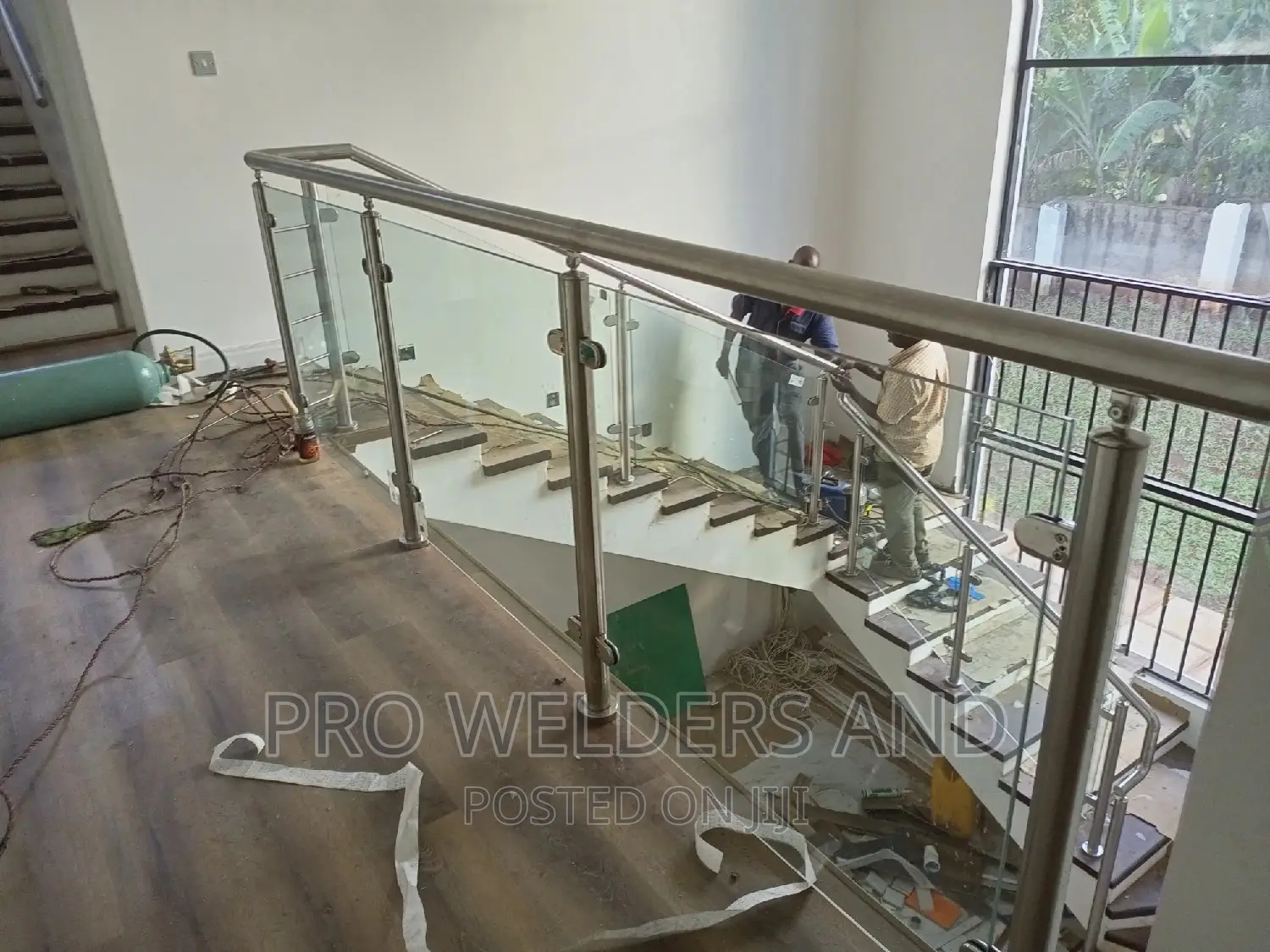 Stainless Steel Glass Stairs and Balconies