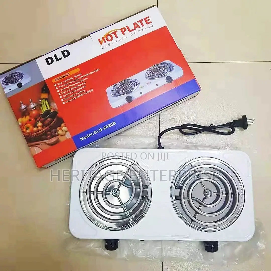 Double Electric Burner Portable Hot Plate.