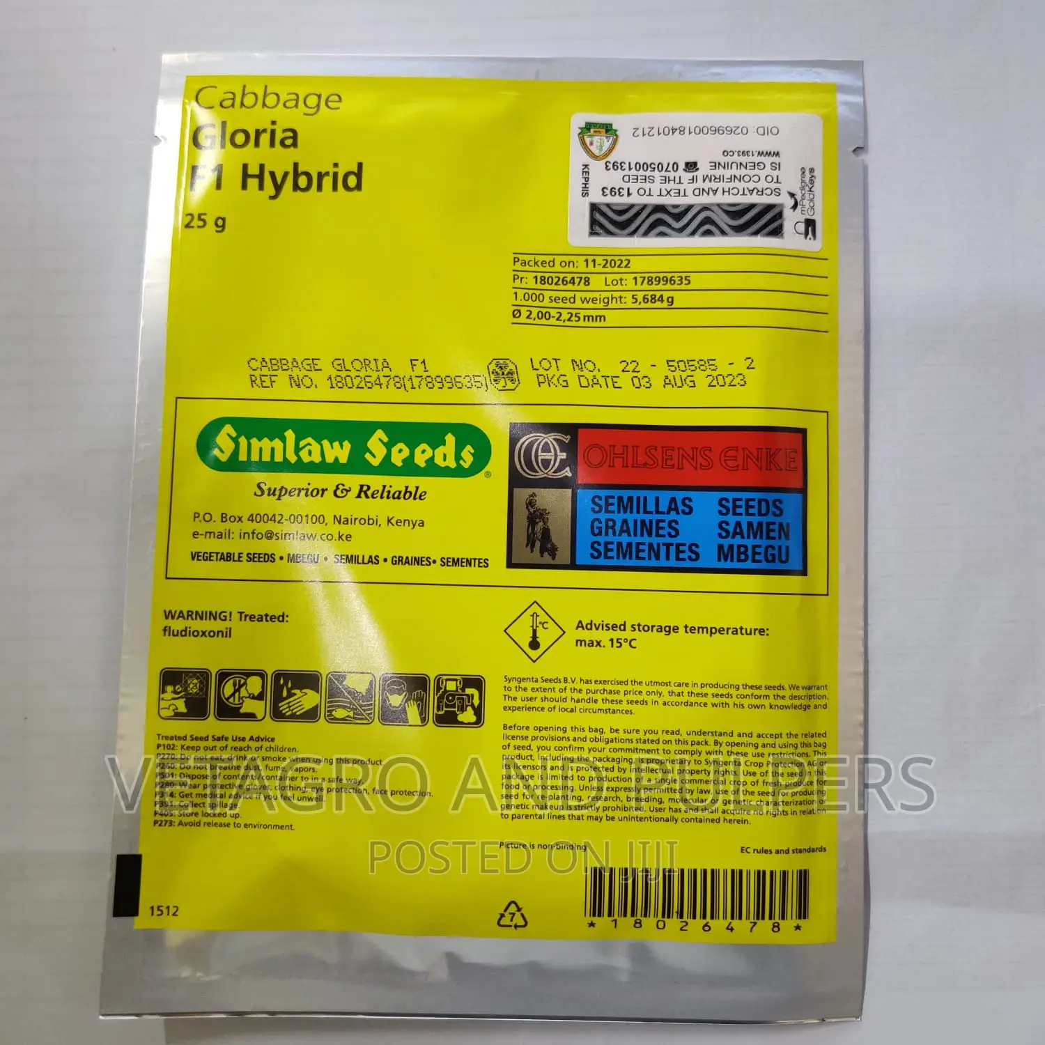 Cabbage Gloria F1 Hybrid Seeds