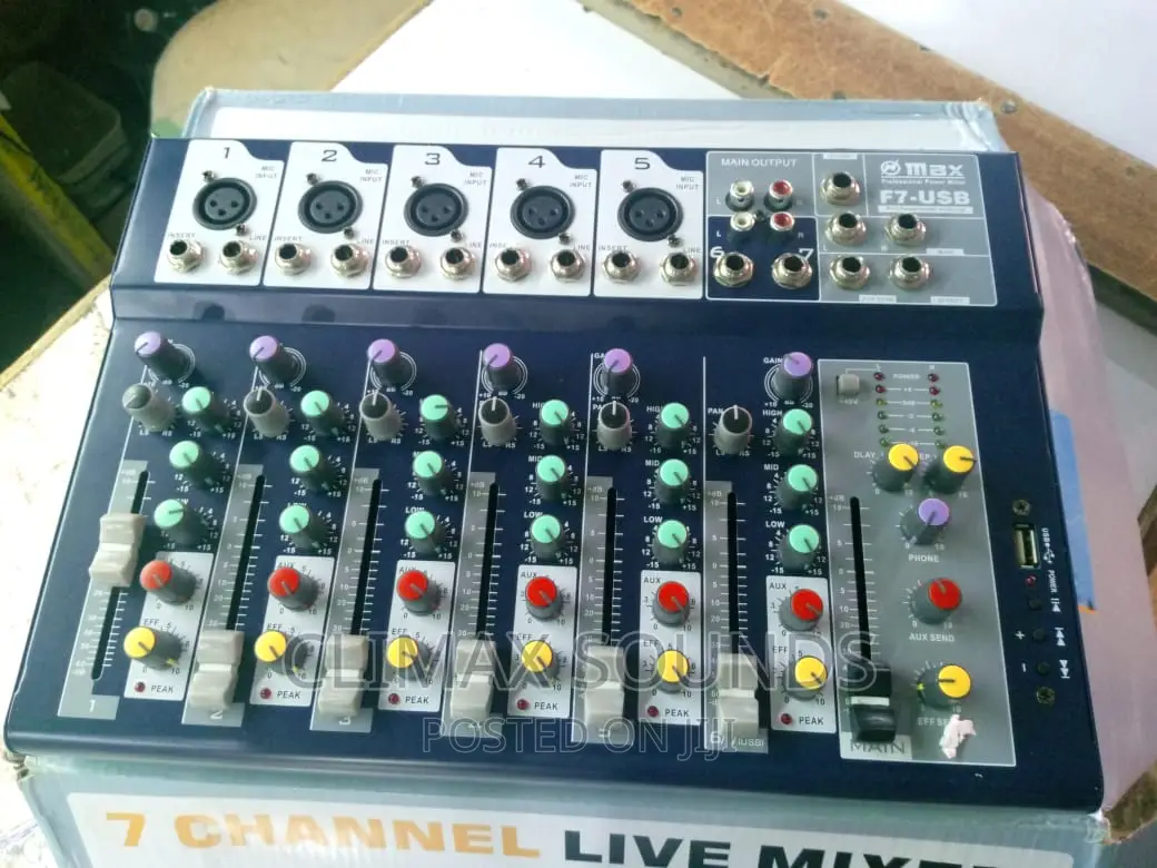 Plain Mixer 7 Channels Max