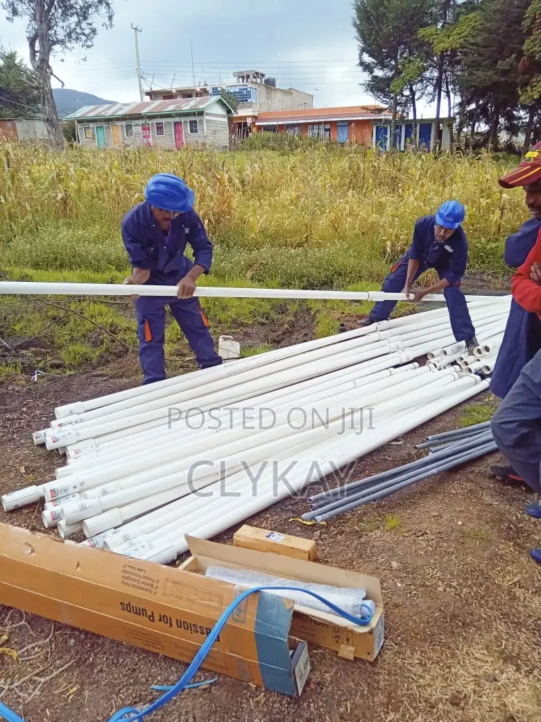 Borehole Solar Works and Pump