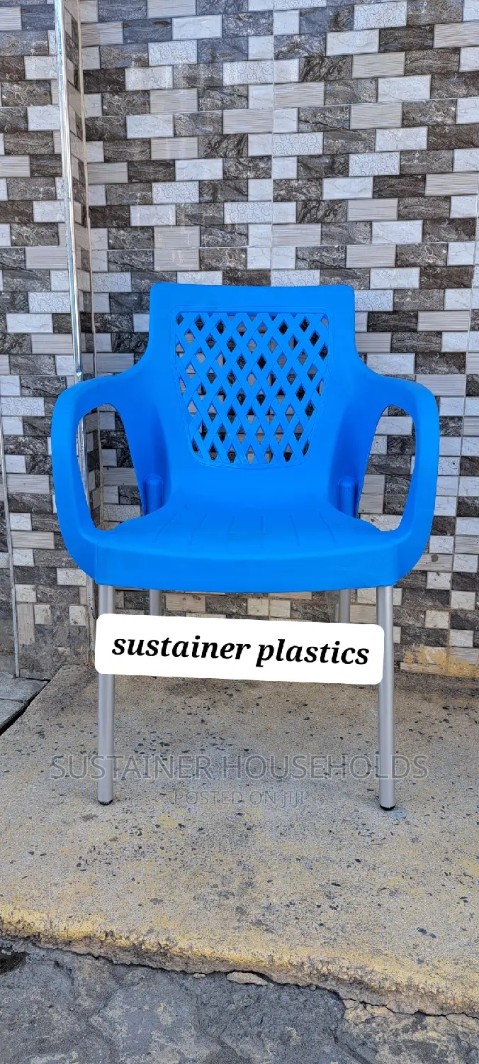 Complast Plastic Chairs With Metal Legs