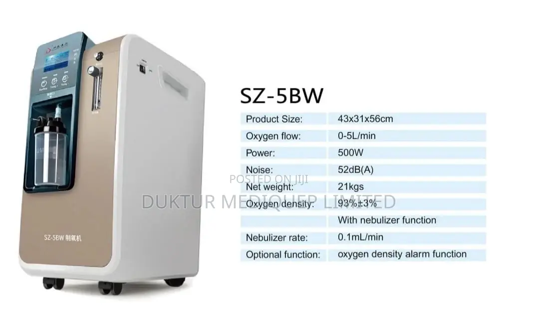 5l Single Flow Oxygen Concentrator With Nebulizer Function