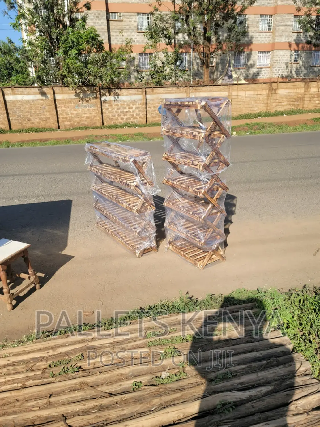 Pallet Shoe Rack- Strong and Stable Shoe Organizer. (#AT13)