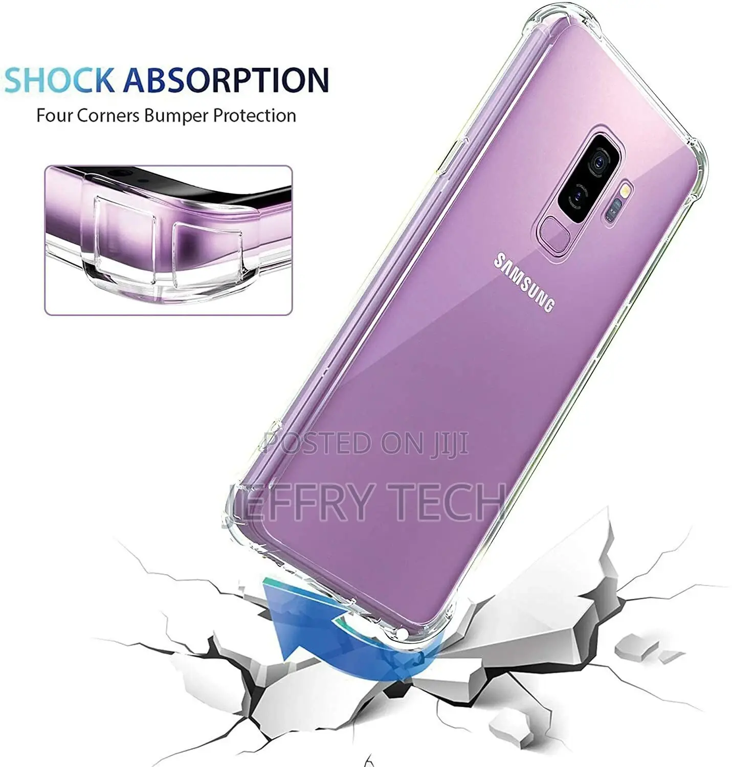 Clear Case for Samsung Galaxy S9 / Galaxy S9 + Plus Shockpro