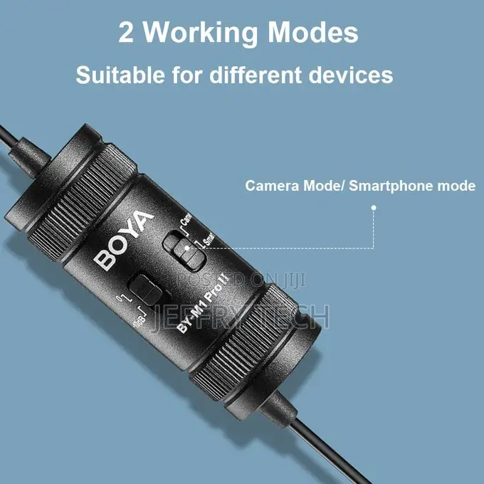 Boya BY-M1 Pro II Universal Clip-on Microphone