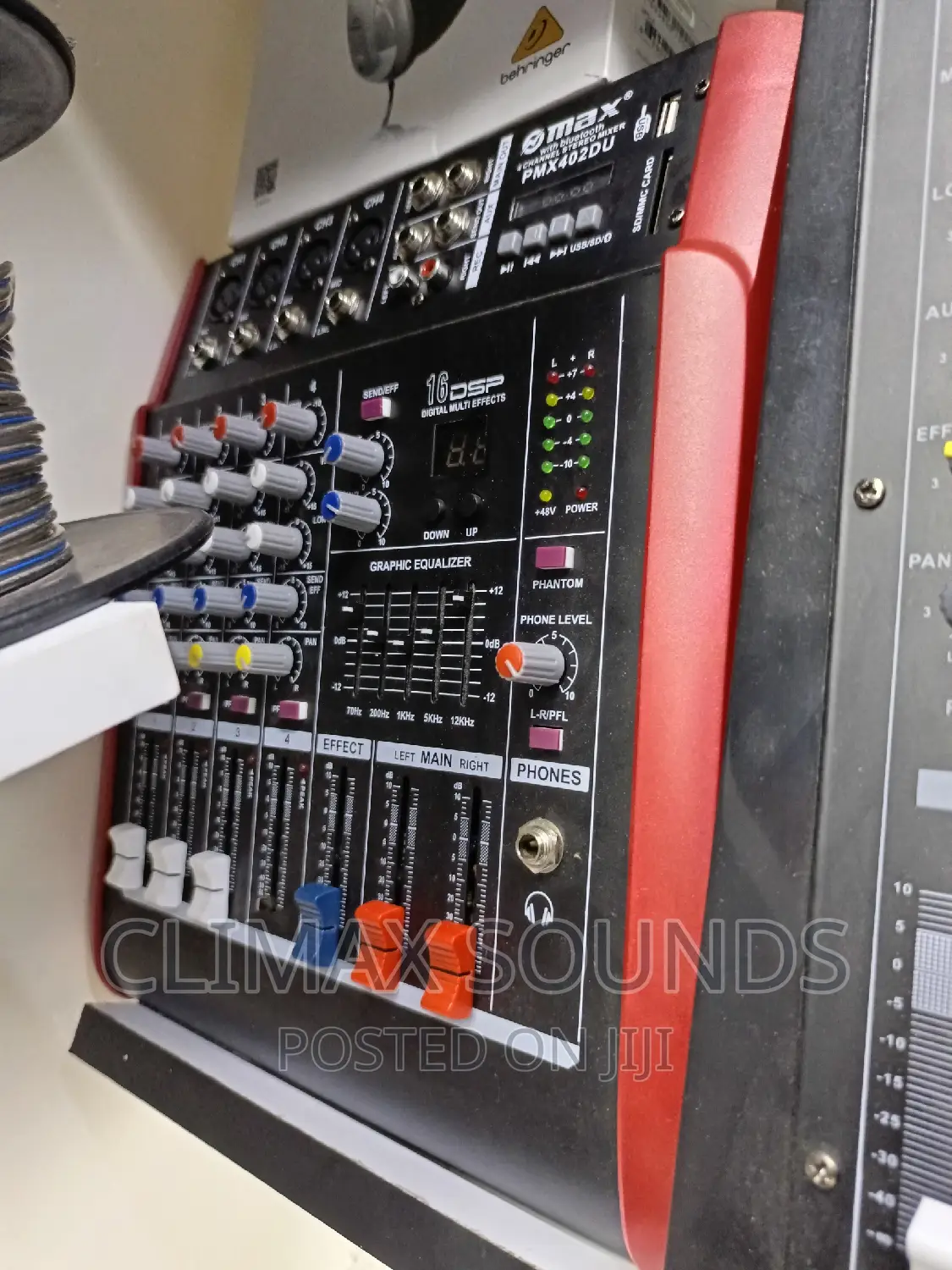 Powered Mixer 4 Channels Max""