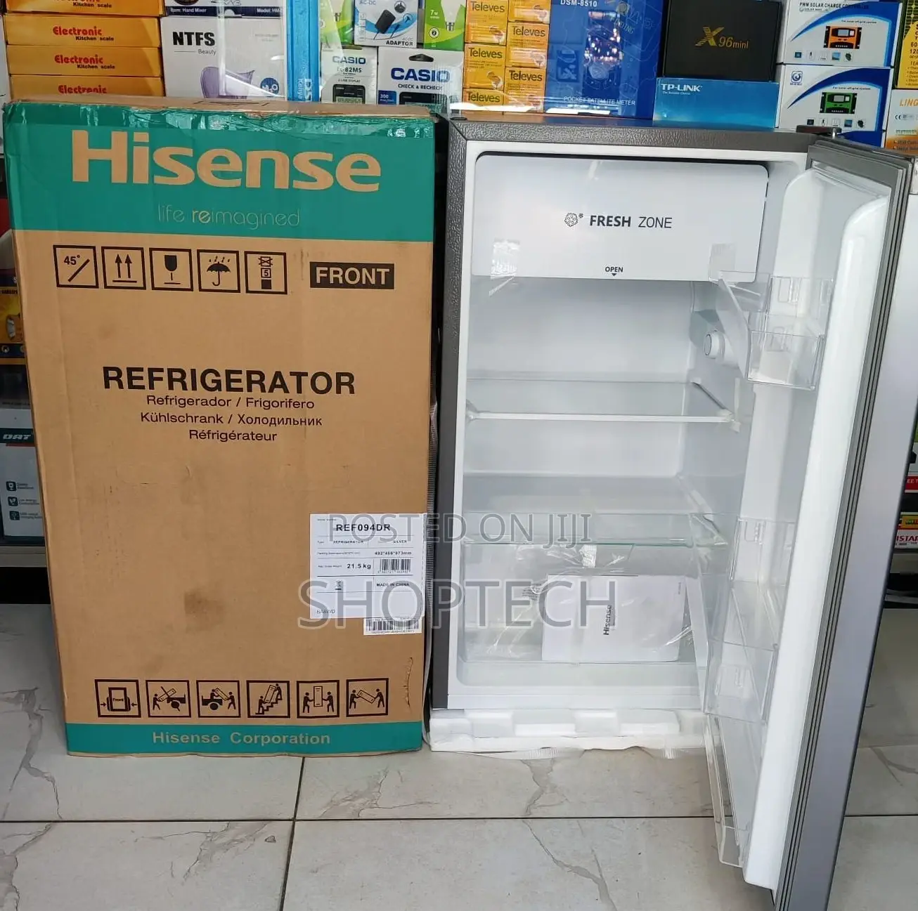 *Hisense 94litres Single Door Refrigerator