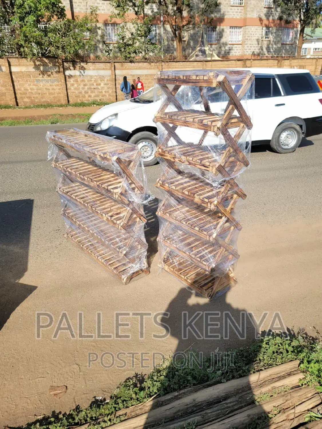 Pallet Shoe Rack- Strong and Stable Shoe Organizer. (#07)