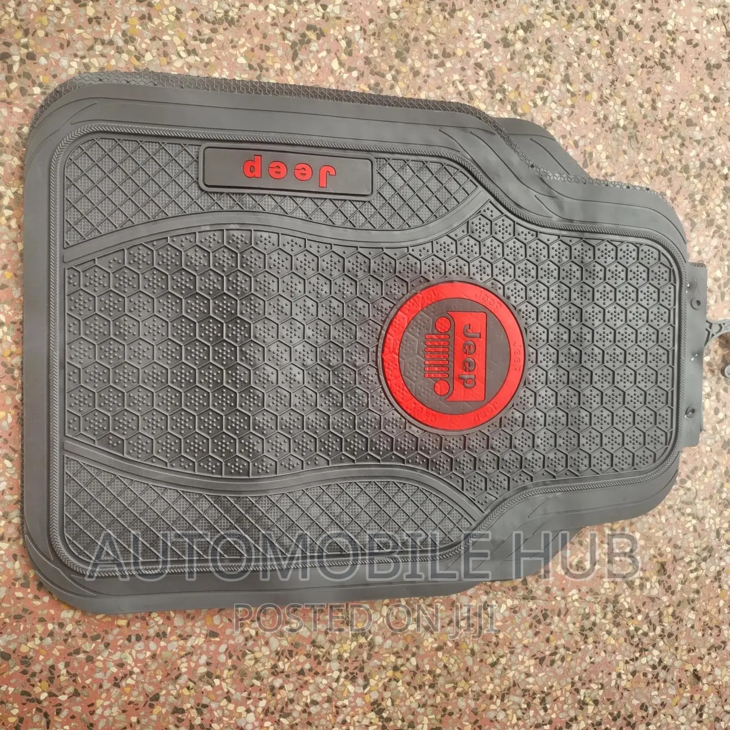 Heavy Duty Jeep Floor Mats Rubber 5pcs