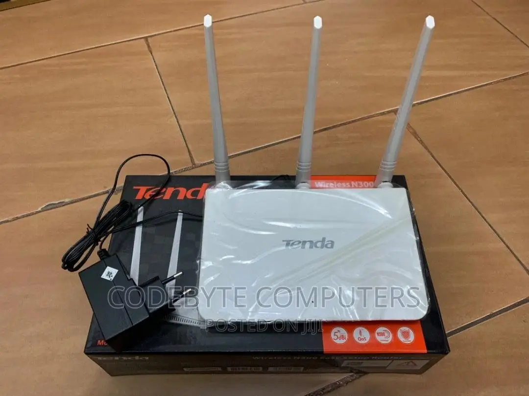 Tenda Wireless N300 Router F3 Easy Setup Router Wifi 3 Anten