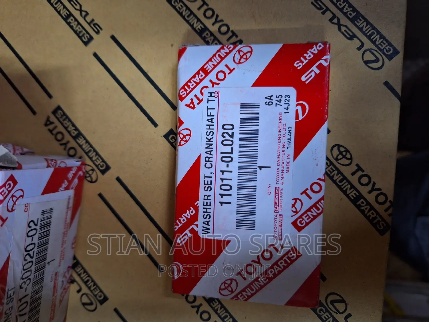 1kd Genuine Overhaul Gasket,Main and Cone Bearing,Thrust