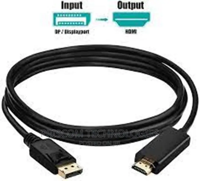 Display Port to HDMI Cable Converter 1.8M, DP to HDMI