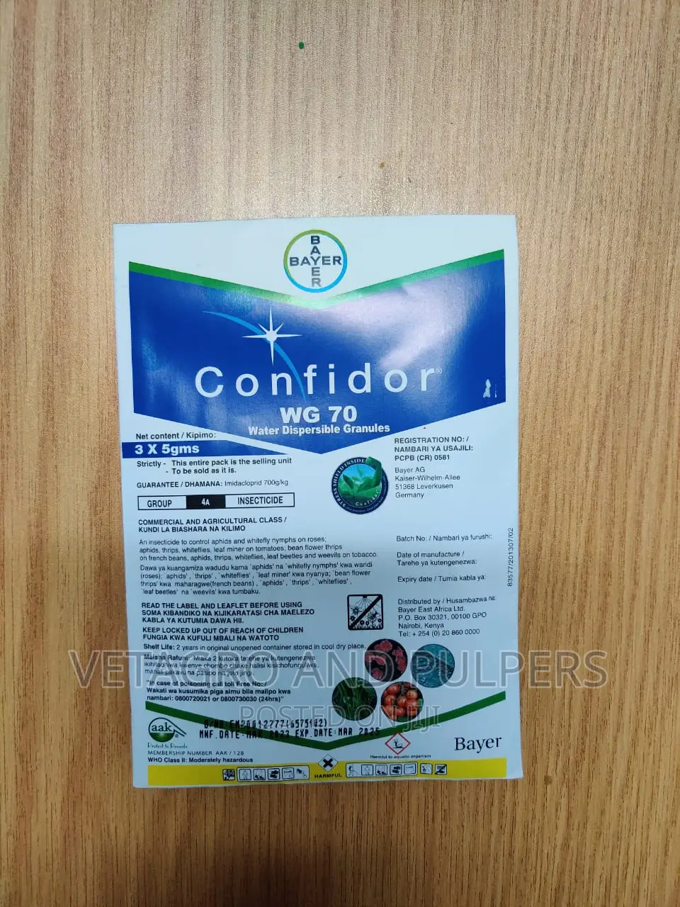 Confidor Wg 70 Insecticide