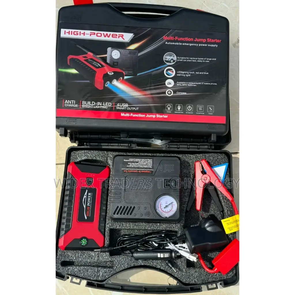Portable Car Jump Starter/ Tyre Inflator / Air Compressor