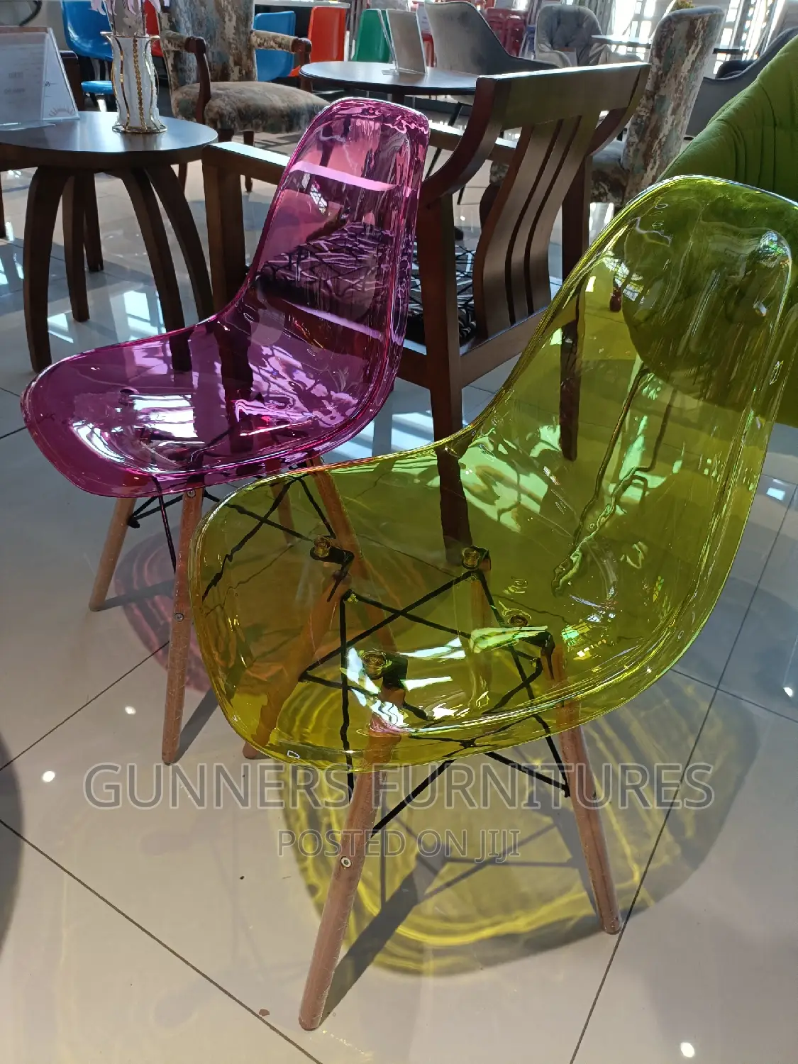 Acrylic Eames Chairs