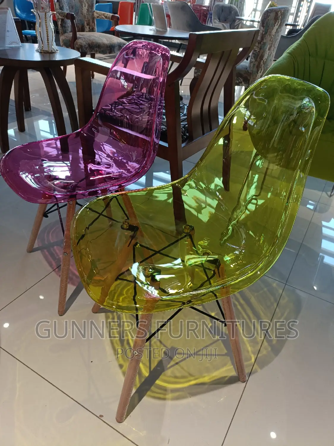Acrylic Eames Chairs