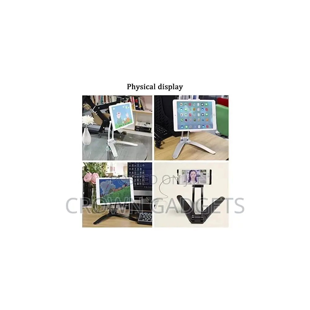Wall Mount iPad Desk Stand, 2-in-1 Kitchen Mount