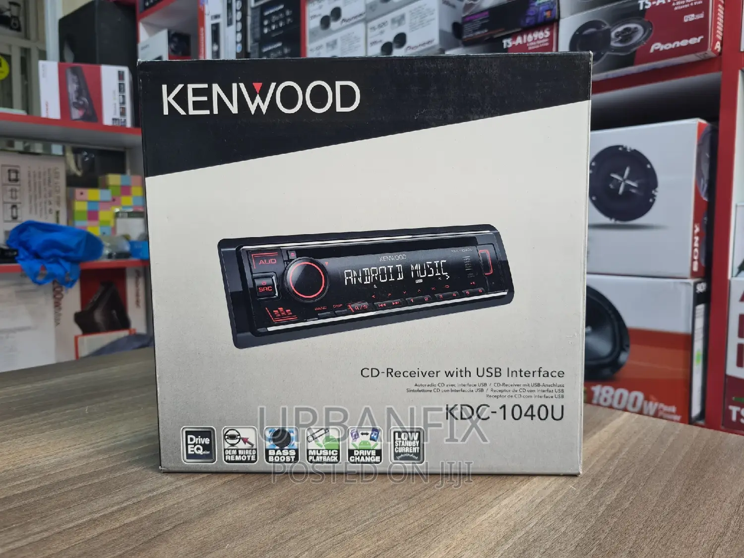Kenwood CD Receiver Radio With USB Interface KDC-1040U