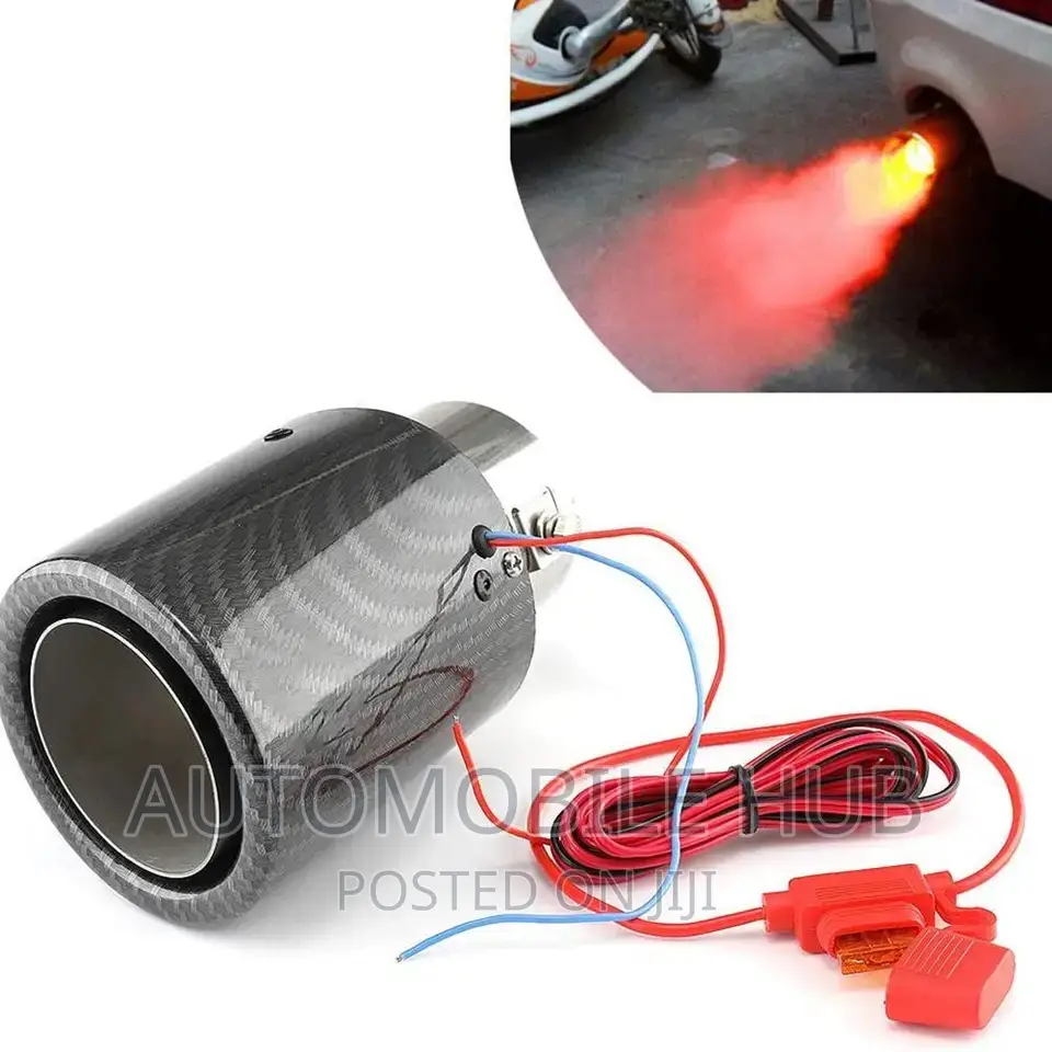Car Exhaust Pipe Muffler Flaming Luminous Led Muffler Tip