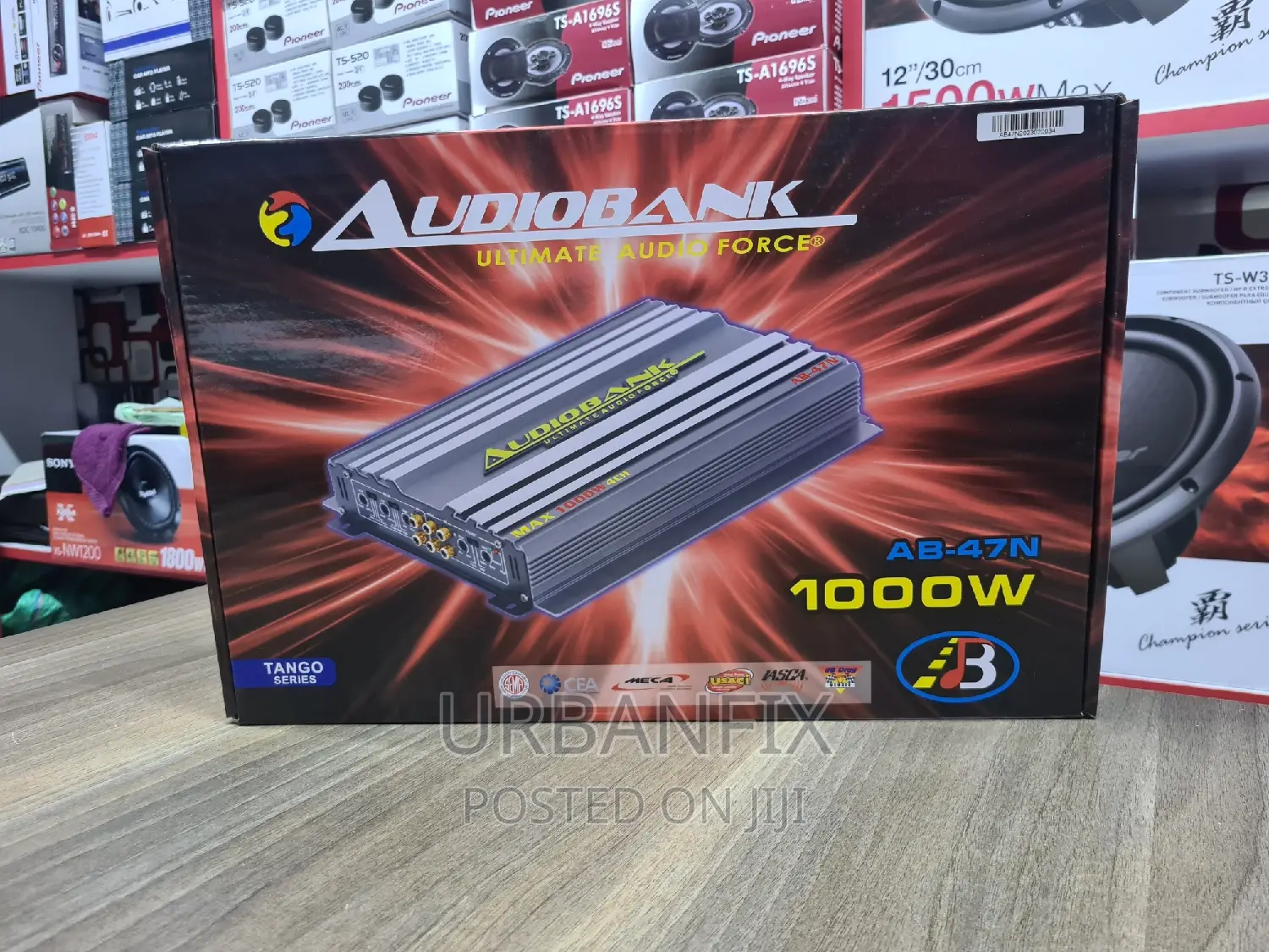 4 Channel Audiobank 1000 Watts Amplifier