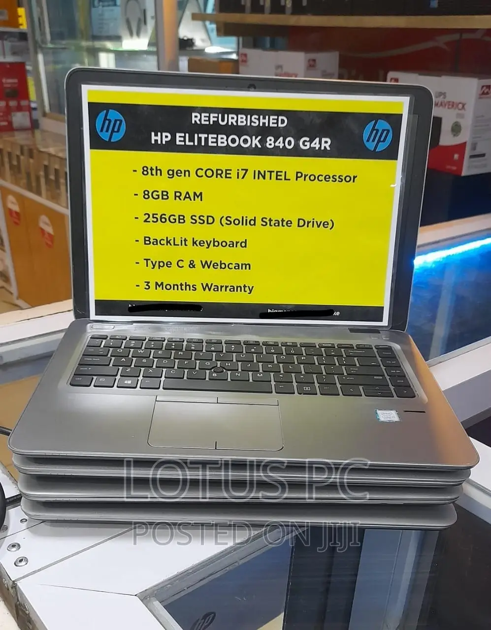 Laptop HP EliteBook 840 G4 8GB Intel Core I7 SSD 256GB