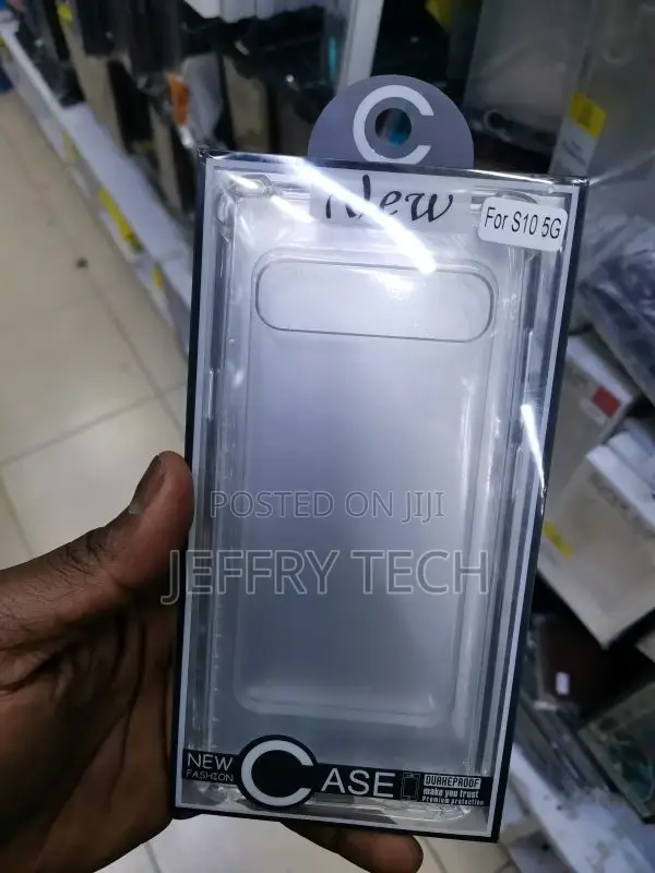 Samsung Galaxy S10 5G Clear Shock Resistant Armor Cover